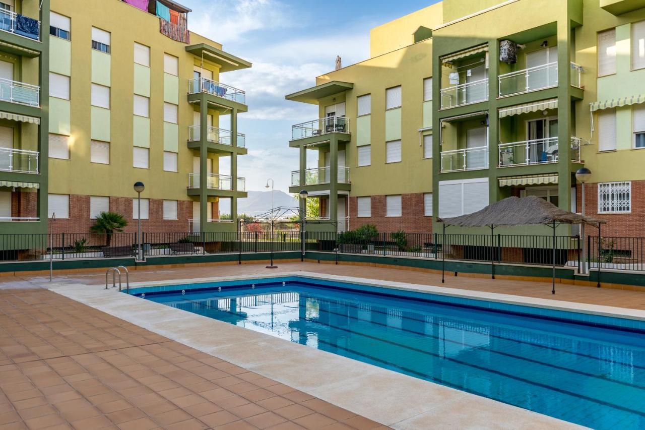 Bonito Apartamento En La Playa Con Piscina Torrenueva  Luaran gambar